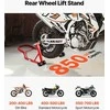 Vevor Motociklų atraminis stovas raudonas