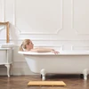 Relaxdays Natūralus bambukinis vonios kilimėlis