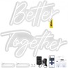 Vevor Neono ženklas "Better Together" su šviesos reguliatoriumi