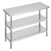 Vevor Nerūdijančio plieno virtuvinis stalas 45x121 cm