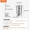 VEVOR Nerūdijančio plieno 30L alaus fermentatorius