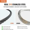 VEVOR Nerūdijančio plieno lynas 1/8" 7x7, 152.4 m