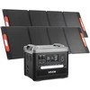 Vevor Nešiojama saulės jėgainė 2400W su 2160Wh baterija