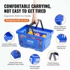 Vevor Nešiojamas pirkinių krepšelis su rankena ir stovu