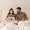 Kodustaar Nešiojamas staliukas su medienos efekto apdaila