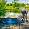 Relaxdays Pakabinamojo variklio stovas iš plieno ir medienos