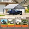 Vevor Pakeičiamas automobilių stoginės tentas 396 x 610 cm, pilkas