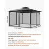 Vevor Pakeitimo tinklinis sodo pavėsinės tinklas 12x12x7,5 ft