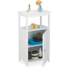 Relaxdays Pastatoma balta vonios spintelė