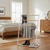 Relaxdays Pastatomas metalinis rankšluosčių laikiklis