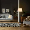Relaxdays Pastatomas šviestuvas su medžiaginiu gaubtu