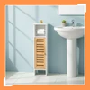 Relaxdays Pastatomas tualetinio popieriaus laikiklis, 3 lentynos