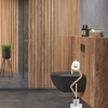 Relaxdays Pastatomas WC rinkinys baltos spalvos