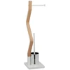 Relaxdays Pastatomas WC rinkinys baltos spalvos