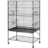 Vevor Paukščių narvas 930 x 580 x 1510 mm su lygiu stogu