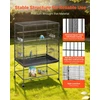VEVOR Paukščių narvas 930 x 580 x 1510 mm su lygiu stogu
