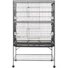 Vevor Paukščių narvas 930 x 580 x 1510 mm su lygiu stogu