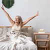 Kodustaar Permatoma servetėlių dėžutė su bambukiniu dangteliu