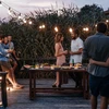 Relaxdays Permatomos žibintų žvakidės, 12 vnt. rinkinys