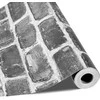 Vevor Pilkas lipnus tapetas 45cm x 10m miegamajam