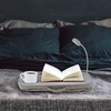 Relaxdays Pilkas nešiojamojo kompiuterio padėklas ant kelių su šviesa
