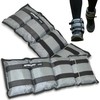 Rankų ir kojų svoriai EB Fit, 8kg (2x4kg), pilki