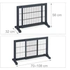 Relaxdays Pilki apsauginiai varteliai 56 cm