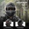 Vevor Pilno veido motociklininko šalmas su „Bluetooth“ lizdu
