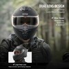 Vevor Pilno veido motociklininko šalmas su Bluetooth