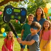 Relaxdays Piñatos rinkinys „Gamer“ – lazda ir kaukė