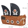 Relaxdays Pinjatos rinkinys: piratų laivas, lazda ir kaukė