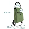 Relaxdays Pirkinių vežimėlis laiptams 45 l