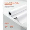 Vevor Plačiaformatė 762 mm x 152.4 m braižytuvų popieriaus rulonai