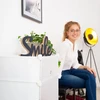 Relaxdays Plastikinė batų spintelė su 4 skyriais