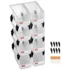 Vevor Plastikinės sandėliavimo dėžės, 8 vnt. 27,6 x 14 x 13 cm