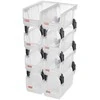 Vevor Plastikinės sandėliavimo dėžės, 8 vnt. 27,6 x 14 x 13 cm