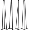 Vevor Plaukų segtukų stalo kojos, 66 cm, 4 vnt.