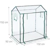 Relaxdays Plėvelinis šiltnamis PVC