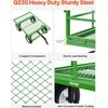 Vevor Plieninė sodo vežimėlis su 544 kg talpa