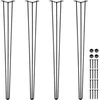 Vevor Plieninės plauktuotos stalo kojos 101,6 cm