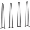 Vevor Plieninės plaukų smeigtukų stalo kojos 71 cm, 4 vnt.