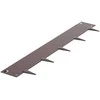 VEVOR Plieninis kraštovaizdžio apvadas 5 vnt 99 x 13 cm rudas