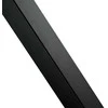 Vevor Plieninis turėklas be skylių 91x5x5 cm, juodas