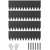 Vevor Plieninės vejos borteliai 1016 x 304 mm, 4 vnt.