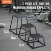 Vevor Pliometrinės treniruočių dėžės 30/46/61 cm