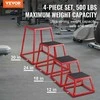 Vevor Pliometriniai šuolio kubai, 30 cm, 45 cm, 60 cm, 75 cm