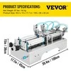 VEVOR Pneumatinė skysčių pildymo mašina 100-1000 ml