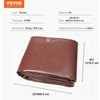 Vevor Polietileno brezentas 366x1220 cm rudas