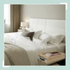 Relaxdays Prisegamas bambukinis naktinis staliukas, 2 vnt. rinkinys