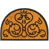 Relaxdays Pusiau apvalus durų kilimėlis su ornamentais